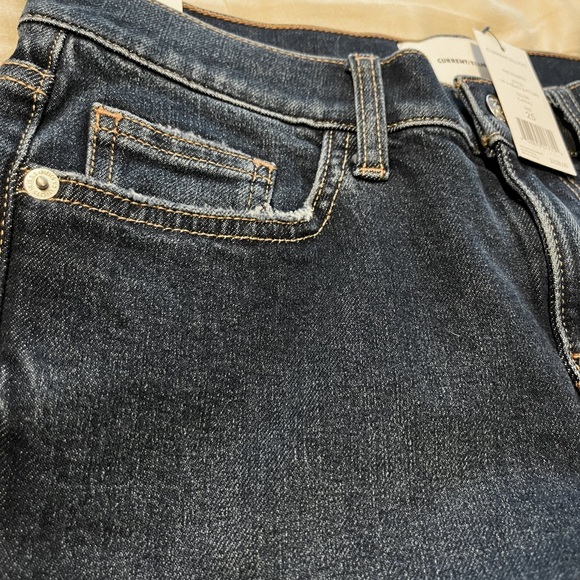 NWT CURRENT/ELLIOTT The Stiletto in Canal wash denim cropped 25 new with tags - Picture 5 of 8